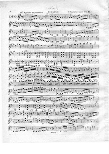Duett für Violine und Klavier, Op.49: Violinstimme by Friedrich Kalkbrenner