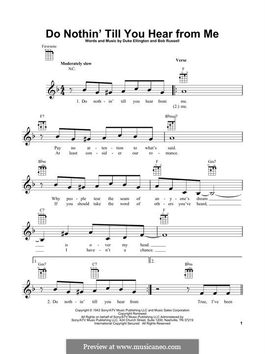 Instrumental version: Für Ukulele by Duke Ellington