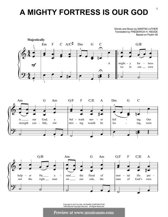 Ein Feste Burg Ist Unser Gott Lyrics