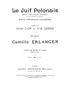 Polnische Jude: Polnische Jude by Camille Erlanger