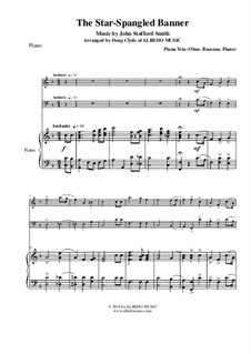 Instrumental version: For oboe, bassoon and piano by John Stafford Smith