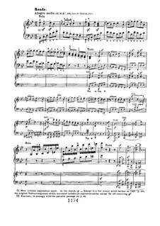 Konzert für Klavier und Orchester Nr.2, Op.19: Movement III, for piano four hands by Ludwig van Beethoven