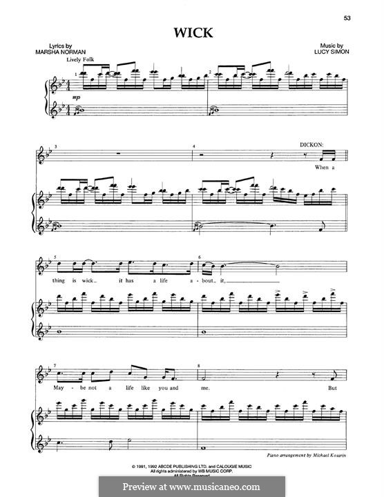 The Musical The Secret Garden von L. Simon Noten auf MusicaNeo