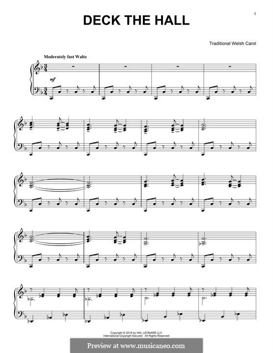 Piano version: Jazz version by folklore