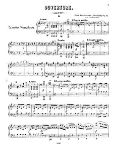Ruy Blas, Op.95: Für zwei Klaviere, vierhändig – Klavier II by Felix Mendelssohn-Bartholdy