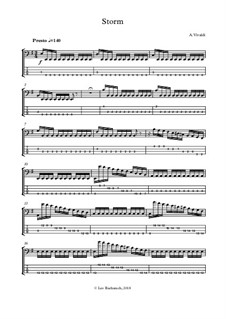 Violinkonzert Nr.1 in E-Dur 'Frühling', RV 269: Movement I, for bass guitar by Antonio Vivaldi