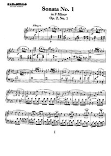 Sonate Nr.1: Für einen Interpreten by Ludwig van Beethoven