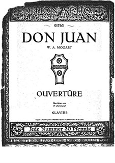 Ouvertüre: Für Klavier by Wolfgang Amadeus Mozart