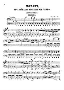 Ouvertüre: Für zwei Klaviere, achthändig – Klavierstimme II by Wolfgang Amadeus Mozart