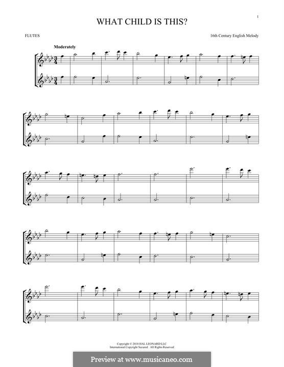 Two instruments version: Für zwei Flöten by folklore
