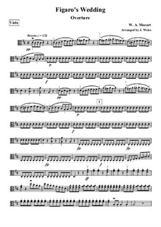 Ouvertüre: Version für Streichquartett – Bratschenstimme by Wolfgang Amadeus Mozart