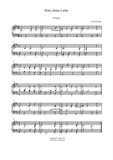 Lied - und Choralvorspiele. Band 8: Nr.3 Herr, deine Liebe by Eckhard Deppe