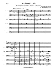 Beati Quorum Via: For string sextet by Charles Villiers Stanford