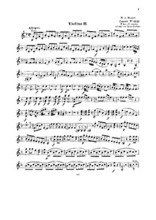 Konzert für Klavier und Orchester Nr.19 in F-Dur, K.459: Bearbeitung für Streichquintett – Violinstimme II by Wolfgang Amadeus Mozart