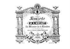 Konzerte für Klavier und Orchester: Nr.22, 23. Bearbeitung für Klavier, vierhändig, K.482, 488 by Wolfgang Amadeus Mozart