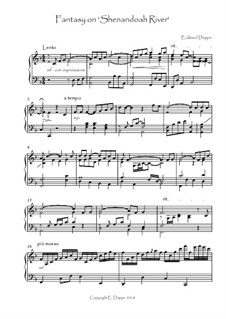 Shendandoah River: Für Klavier by folklore