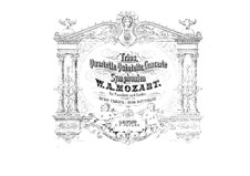 Streichquartette: Nr.14-23. Bearbeitung für Klavier, vierhändig by Wolfgang Amadeus Mozart