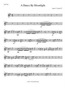 A Dance By Moonlight: Alto sax part by James Wyatt