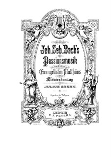 Complete Oratorio: Klavierauszug mit Singstimmen by Johann Sebastian Bach
