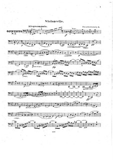 Klavierquntett No.2 in A-dur, Op.6: Cellostimme by Franz Berwald