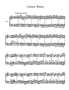 Соната для фортепиано, Op.8: Часть третья by Stanislav Magen
