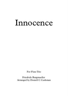 Nr.5 Unschuld: For flute trio by Johann Friedrich Burgmüller