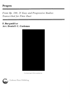Nr.6 Fortschritt: Für zwei Flöten by Johann Friedrich Burgmüller