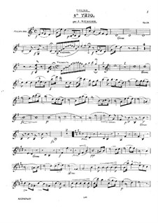 Klaviertrio Nr.4 in G-Dur, Op.59: Violinstimme by Joseph Mayseder
