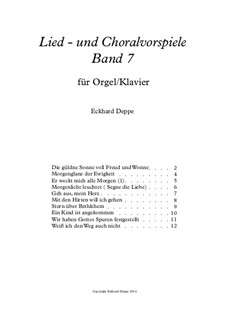 Lied - und Choralvorspiele. Band 7: Vollständiger Satz by Eckhard Deppe