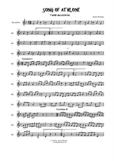 Song of Athlone. Theme and Variations: Song of Athlone. Theme and Variations by Annie Helman