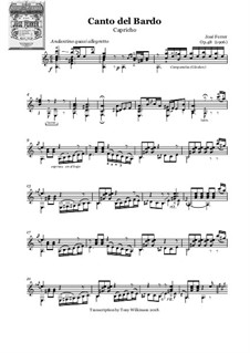 Capricho, Op.48: Für Gitarre by José Ferrer
