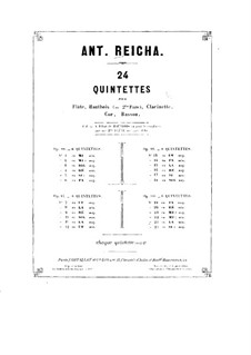 Holzbläserquintett in D-Dur, Op.91 No.3: Oboenstimme by Anton Reicha