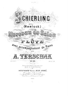 Schierling. Morceau de salon, Op.146: Solostimme by Adolf Terschak