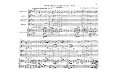 Messe Nr.8 in D-Dur (Missa brevis Nr.4), K.194: Für Stimmen und Orgel by Wolfgang Amadeus Mozart
