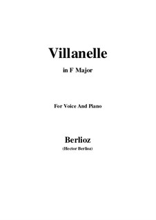 Les nuits d’été (Summer Nights),  H.81 Op.7: No.1 Villanelle (F Major) by Hector Berlioz