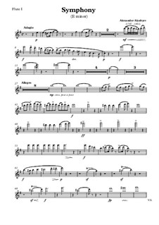 Symphony in E Minor: Stimmen by Alexander Aljabjew