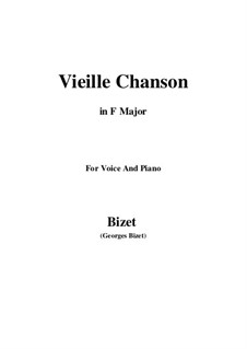 Vieille chanson (A Song of the Woods): F-Dur by Georges Bizet