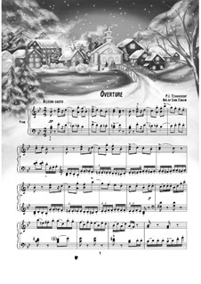 No.1 Miniature Overture : Für Klavier by Pjotr Tschaikowski