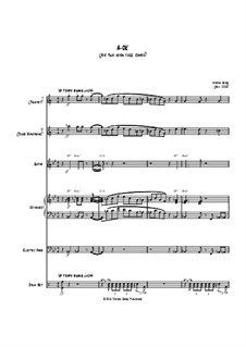 A-OK (for two horn jazz combo): A-OK (for two horn jazz combo) by Jordan Grigg