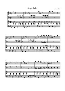 Piano version: For four hands by James Lord Pierpont