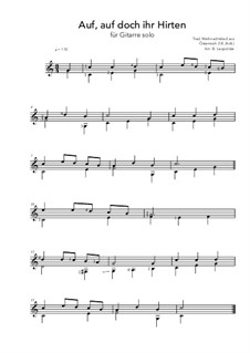 Auf, auf doch ihr Hirten: Auf, auf doch ihr Hirten by Unknown (works before 1850)