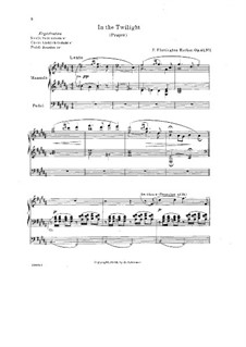 Zwei Orgelstücke, Op.43: Zwei Orgelstücke by F. Flaxington Harker