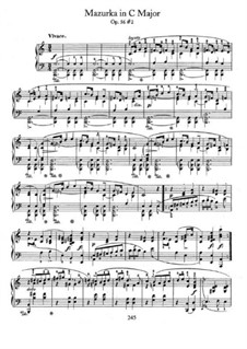 Mazurkas, Op.56: No.2 in C Major by Frédéric Chopin