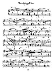 Mazurkas, Op.59: No.1 in A Minor by Frédéric Chopin