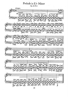 Nr.14 in es-Moll: Für Klavier by Frédéric Chopin