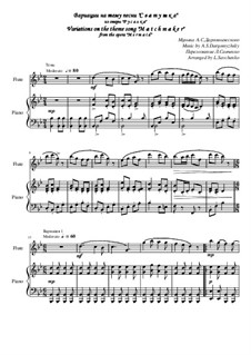Mermaid: Variations on the theme song 'Matchmaker by Alexander Sergeyevich Dargomyschski