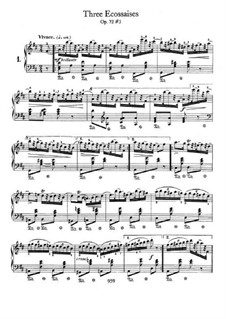 Drei Ecossaisen, Op. posth.72 No.3: Vollsammlung by Frédéric Chopin