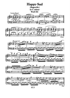 Lustig-Traurig, WoO 54: Für Klavier by Ludwig van Beethoven