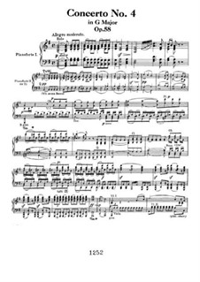 Vollständiger Konzert: Version für zwei Klaviere, vierhändig by Ludwig van Beethoven