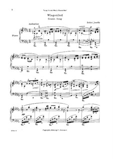 Wiegenlied: Für einen Interpreten by Rafael Joseffy